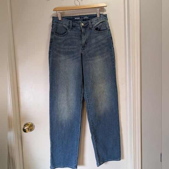 Old Navy Denim - Old Navy Women's Blue Jeans High Rise Wow Loose Size 2
